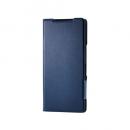 ELECOM PM-S252PLFUNV AQUOS R10/ソフトレザーケース/薄型/磁石付/ネイビー
