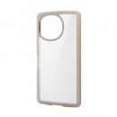 ELECOM PM-S252TSLFCBE AQUOS R10/TOUGH SLIM LITEケース/フレームカラー/カフェオレ