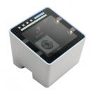 ウェルコムデザイン BLUEAIR-E-BTB-FBL BlueAir eTicket 定置式コードレス二次元コードリーダ バッテリ搭載 USB/Bluetoothモデル IP52対応ブルーラバーフレーム付