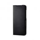ELECOM PM-G254PLFUBK Galaxy A36 5G/レザーケース/手帳型/UltraSlim/薄型/磁石付き/ブラック
