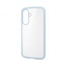 ELECOM PM-G254TSLFCBU Galaxy A36 5G/ハイブリッドケース/TOUGH SLIM LITE/フレームカラー/背面クリア/ライトブルー