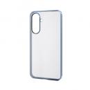 ELECOM PM-G254UCTMBU Galaxy A36 5G/ソフトケース/サイドメッキ/メタリック加工/メタリックペールブルー