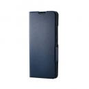 ELECOM PM-O251PLFUNV OPPO Reno 13A/ソフトレザーケース/薄型/磁石付/ネイビー
