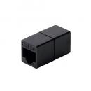 ELECOM LD-RJ45U5EBK RJ45中継コネクタ/Cat5e対応/UTP/ブラック
