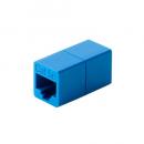 ELECOM LD-RJ45U5EBU RJ45中継コネクタ/Cat5e対応/UTP/ブルー