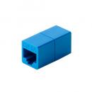 ELECOM LD-RJ45U6ABU RJ45中継コネクタ/Cat6A対応/UTP/ブルー