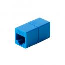 ELECOM LD-RJ45U6BU RJ45中継コネクタ/Cat6A対応/UTP/ブルー