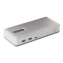StarTech.com 101N-USBC-DOCK ドッキングステーション/USB-C接続/2画面/4K60Hz/85W/7x USBハブ/LAN/Windows