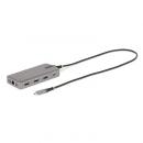 StarTech.com 117B-USBC-MULTIPORT ドッキングステーション/USB-C/トリプルモニター/4K HDMI&DP/100W PD/USBハブ/LAN/Win