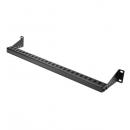 StarTech.com 12S-CABLE-LACING-BAR サーバーラック用ケーブルサポートバー/19インチラック用/1U/取付奥行40～96mm/ネットワークスイッチ配線 線止め