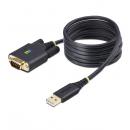 StarTech.com 1P6FFC-USB-SERIAL USB - RS232Cシリアル変換ケーブル/ストレート/USB 2.0/2m/1ポート/オスオス/シリアルコンバーター