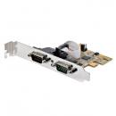 StarTech.com 21050-PC-SERIAL-LP RS232Cシリアルアダプターカード/PCI Express/2ポート/16C1050 UART/Win&Linux