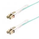 StarTech.com 450FBLCLC8PP 光ファイバーケーブル/OM4マルチモード/8m/LC-LC/プッシュプルタブ/50/125/2芯/100G/パッチコード