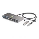 StarTech.com 5G2A1SGBB-USB-C-HUB USB-Cハブ/2ポート/2x USB-A/USB 3.2 Gen 1/1x シリアル/100W/LAN/高速転送 充電
