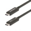 StarTech.com A40G2MB-TB4-CABLE Thunderbolt 4ケーブル/2m/8K60Hz/40Gbps/100W PD/USB4 USB-C互換/映像出力