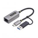 StarTech.com C21GA-USB-ETHERNET USB有線LANアダプター/USB-C＆A/USB 3.0/各種OS/ギガビットイーサネット ネットワークアダプター