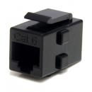 StarTech.com C6KEYCOUPLER LANケーブル延長コネクター/CAT6A対応/RJ45 中継用カプラー/メス-メス/ブラック/ギガビット対応