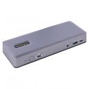 StarTech.com DK31C3MNCR ドッキングステーション/USB-C/3画面/4K60Hz/30Hz/HDMI+DP/60W PD/6xUSBハブ/LAN