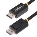 StarTech.com DP21-2M-DP40-CABLE DisplayPort 2.1ケーブル/2m/8K60Hz/40Gbps/VESA/オス-オス/モニターケーブル