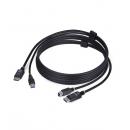 StarTech.com DU1226-KVM-CABLE KVMケーブル/1.8m/DisplayPort&USB 3.0 Type-A -B/4K60Hz/PC切替器用ケーブル