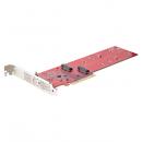 StarTech.com DUAL-M2-PCIE-CARD-B PCIe拡張カード/PCIe x8/2x M.2 PCIe SSD/スロットの分割設定が必要/高速データ転送