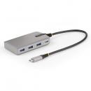 StarTech.com HB31C3A1CDPPD3 USB-Cハブ/4ポート/USB 3.2 Gen 1/3xA + 1xC/4K60Hz DP Alt/100W PD