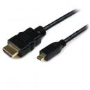 StarTech.com HDADMM50CM Micro HDMI - HDMI 1.4変換ケーブル/50cm/4K30Hz/オス-オス/ブラック/モニターコード