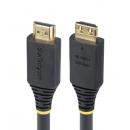 StarTech.com HDMI2-CABLE-GRIP-20F HDMI 2.0ケーブル/抜け防止コネクター/6m/4K60Hz/High Speed/モニター ディスプレイ用