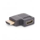 StarTech.com HDMI2HDMIMFRA HDMI 2.0アダプター/L型右向き/オス-メス/4K60Hz/High Speed/方向変換 コネクター