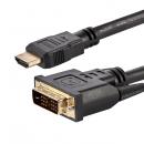 StarTech.com HDMIDVIMM6 HDMI - DVI-D変換ケーブル/1.8m/オス-オス/ブラック/モニターコード/ディスプレイ コンバーター