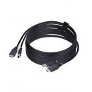 StarTech.com HU12210-KVM-CABLE KVMケーブル/3m/HDMI & USB 3.0 Type-A - B/4K60Hz/PC パソコン切替器用ケーブル