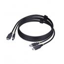 StarTech.com HU1226-KVM-CABLE KVMケーブル/1.8m/HDMI&USB 3.0 Type-A - B/4K60Hz/PC パソコン切替器用ケーブル