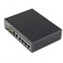 StarTech.com IES1G52UPDIN イーサネットスイッチ/産業用/30W PoE+給電/4ポートRJ45 + 2ポートSFPスロット/ギガビット対応