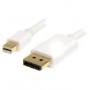 StarTech.com MDP2DPMM2MW Mini DisplayPort - DisplayPort 1.2変換ケーブル/2m/4K60Hz/モニターケーブル