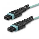 StarTech.com MPO12PL5M 光ファイバーケーブル/MTP-MTP/5m/OM3 マルチモード/50/125/12芯/40Gb/オプティカル コード