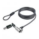 StarTech.com NANOK-LAPTOP-LOCK セキュリティーワイヤーロック/2m/シリンダー錠/Nano Saverスロット対応/ノートパソコン ノートブックPC用