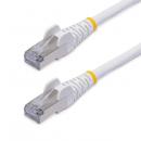 StarTech.com NLWH-1M-CAT8-PATCH CAT8 LANケーブル/1m/ホワイト/25G/40G/PoE/低煙ゼロハロゲン/カテゴリ8 イーサネットケーブル