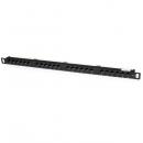 StarTech.com PANELHU24 パッチパネル/24ポート/CAT5e対応/0.5Uラックマウント/RJ45イーサネット/ANSI/TIA-568-C.2