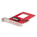 StarTech.com PEX4SFF8639U3 U.3 - PCIeアダプタカード/PCI Express 4.0 x4/2.5インチ U.3 NVMe SSD