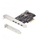 StarTech.com PS4C3IA3-USB-C-CARD USB-C拡張カード/PCIe 3.0 x4/4x USB-C + 1x USB-A 3.2 Gen 2/WinLinx