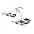 StarTech.com PS74ADF-SERIAL-CARD RS232C RS422 RS485インターフェースカード/PCIe x1/4ポート/Win&Linux/DB9 拡張