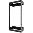 StarTech.com RACK-21U-20-WALL-OA サーバーラック/オープンフレーム/壁掛け型/19インチ/21U/2ポスト/奥行30.5cm～50.8cm/耐荷重90kg