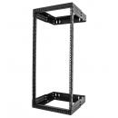StarTech.com RACK-24U-20-WALL-OA サーバーラック/オープンフレーム/壁掛け型/19インチ/24U/2ポスト/奥行30.5cm～50.8cm/耐荷重90kg