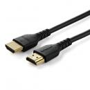 StarTech.com RHDMM150CMP HDMI 2.0ケーブル/1.5m/4K60Hz/プレミアム認証/高耐久アラミド繊維使用/ブラック/ディスプレイ コード