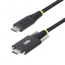 StarTech.com S2CEPR2M-USBSL-CABLE USB-Cケーブル/パネルマウント/2m/USB 2.0/Type-C/240W 5A PD/USB-IF/高速充電