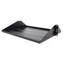 StarTech.com SHELF-2U-14-CENTER-V サーバーラック棚板/2U/19インチラック対応/放熱スリット付き/奥行35.6cm/耐荷重91kg/ラックアクセサリー