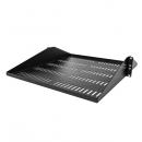 StarTech.com SHELF-2U-20-CENTER-V サーバーラック棚板/2U/19インチラック対応/放熱スリット付き/奥行50.8cm/耐荷重91kg/ラックアクセサリー