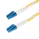 StarTech.com SMDOS2LCLC3M 光ファイバー ケーブル/OS2シングルモード/3m/LC-LC/2芯/デュプレックス/LSZH/アクア/オプティカル