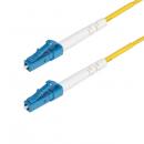 StarTech.com SPSMLCLC-OS2-30M 光ファイバー ケーブル/OS2シングルモード/30m/LC-LC/1芯/シンプレックス/LSZH/イエロー/オプティカル