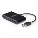 StarTech.com ST4200MINI2-USB-HUB USB 2.0ハブ/4ポート/480Mbps/バスパワー対応/過電流保護/軽量コンパクト/USB Type-A増設 拡張